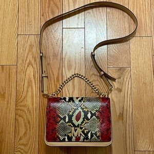 Michael Kors Mott Python Crossbody Bag